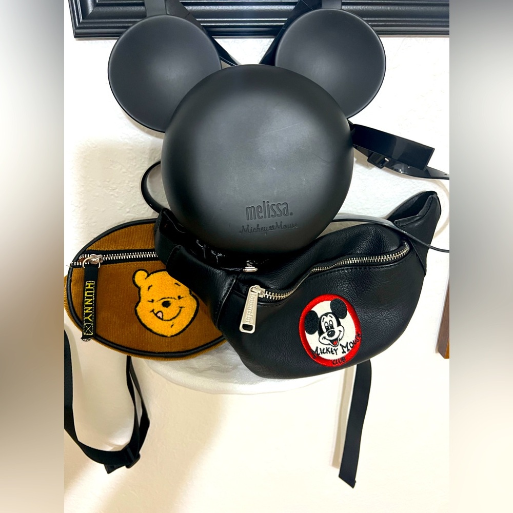 Cute Disney 3 Fanny Packs Bundle